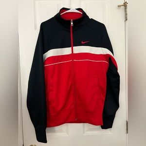 Two Nike Zip up Sweaters